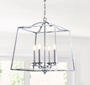 Gloria 14.5" Metal LED Pendant - JONATHAN Y
